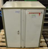 Steel Locker with Internal Drawers - 720mm wide x 560mm deep x 890mm high - May require at