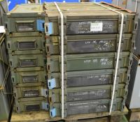 24x Ammunition Boxes 730mm x 300mm x 160mm.