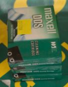 3x Maxell DDS Cleaning Cartridges 4mm.