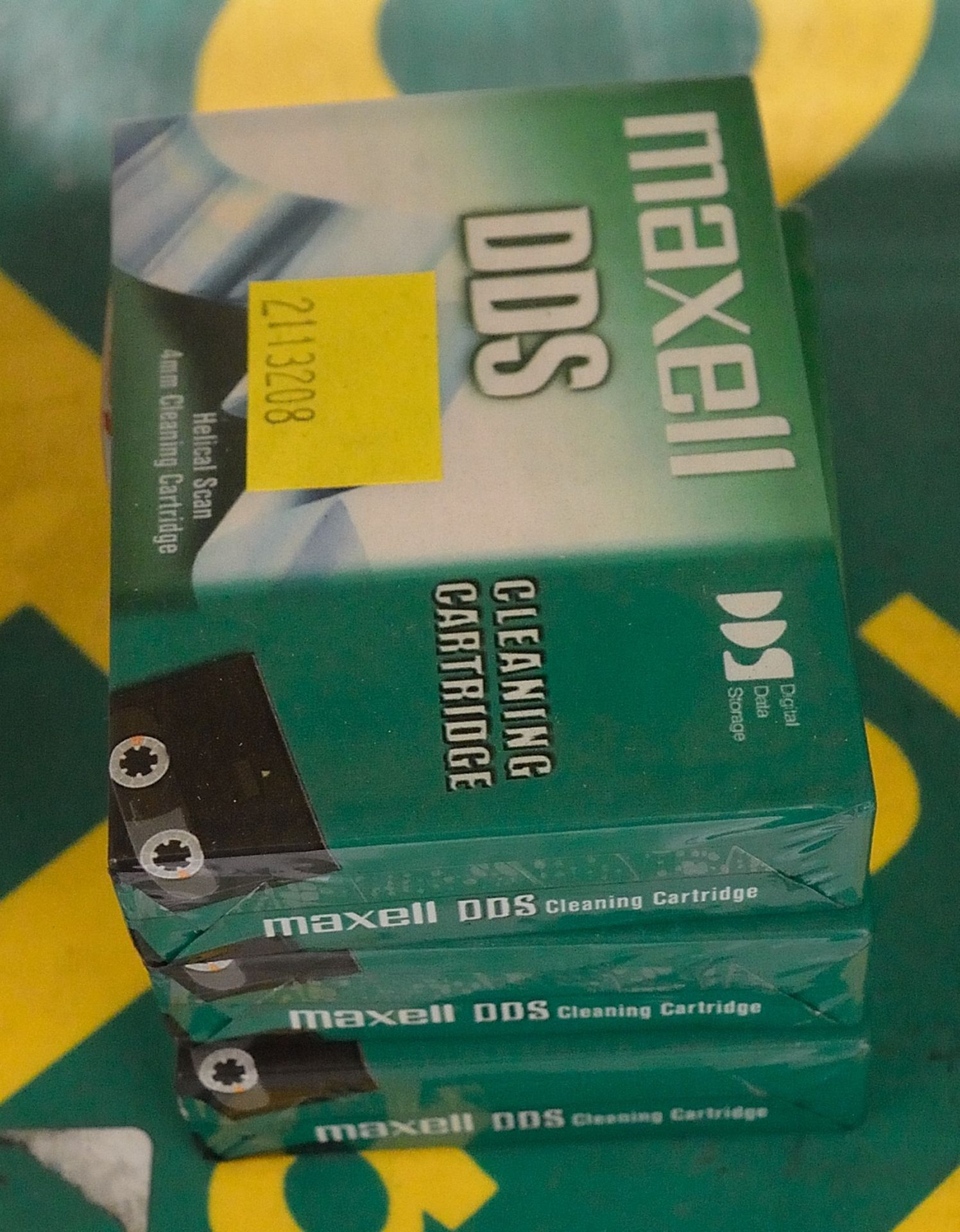 3x Maxell DDS Cleaning Cartridges 4mm.