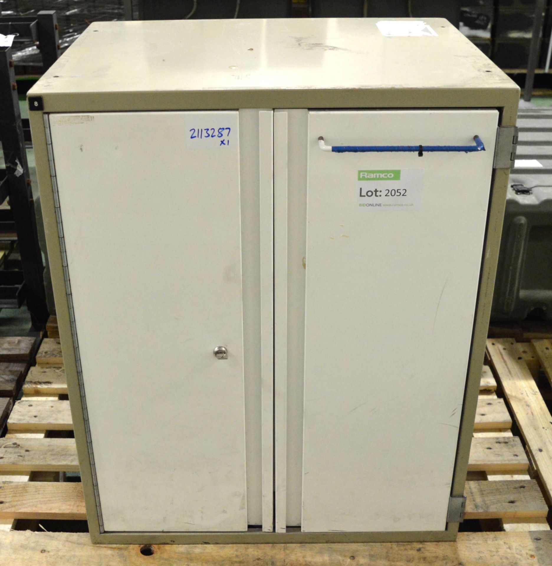 Steel Locker with Internal Drawers - 720mm wide x 560mm deep x 890mm high - May require at