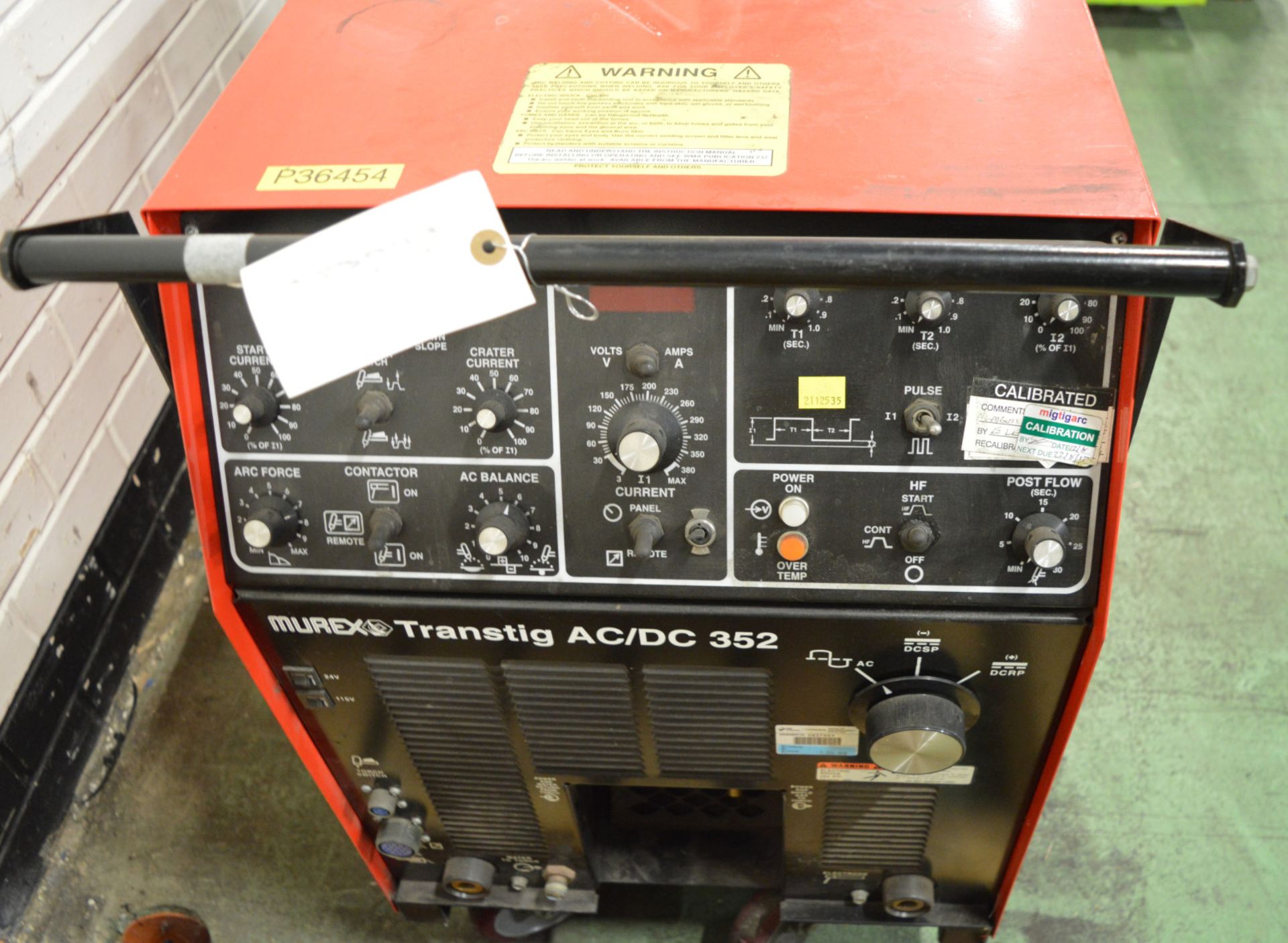 Murex Transtig AC/DC 352 Welder. - Image 2 of 2