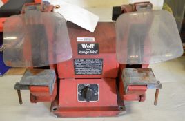 Wolf Double Ended Bench Grinder 8356 240V - No Wheels.