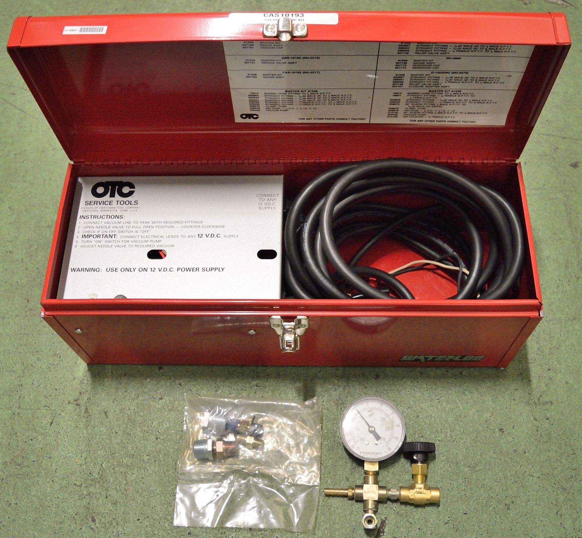 OTC Vacuum Pump Kit - 12V DC.