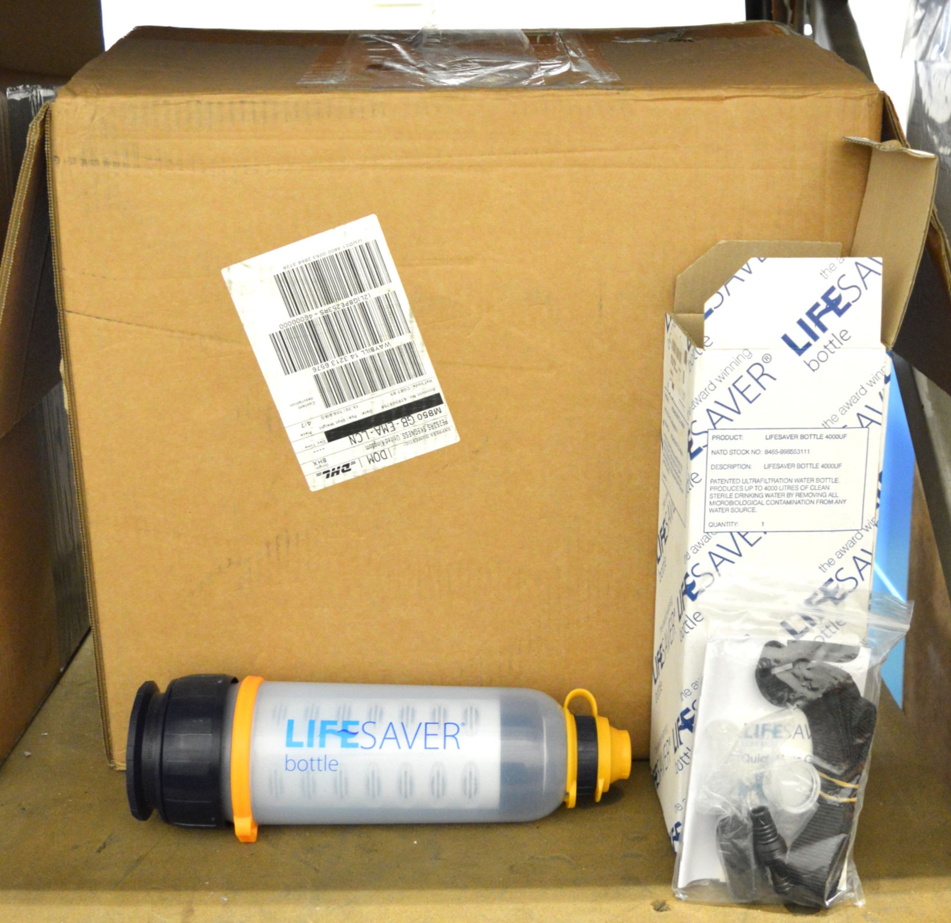 16x Lifesaver Bottles 4000UF - NSN 8465-99-855-3111.