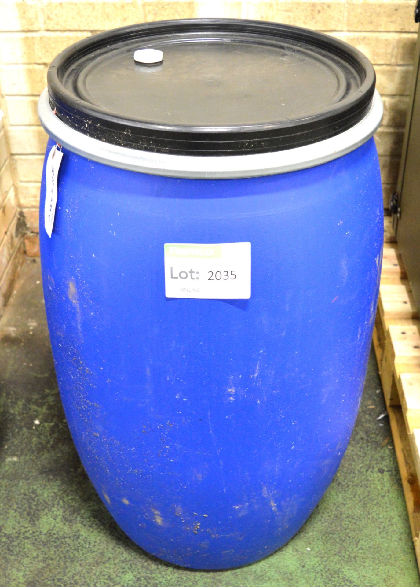 Unused Poly Storage Drums with Clamping Lid.