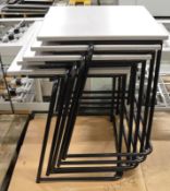 5x Stacking Tables - 600mm x 600mm.
