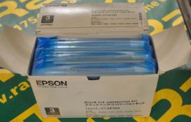 2x Epson Black Ink Conversion Kits - T602A/ICCVK38A.
