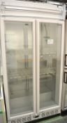 Husky Double Door Chiller Cabinet C8+HY 800 Litre - 1000mm wide x 660mm deep x 2000mm high