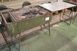 Portable Cooker & Serving Table.