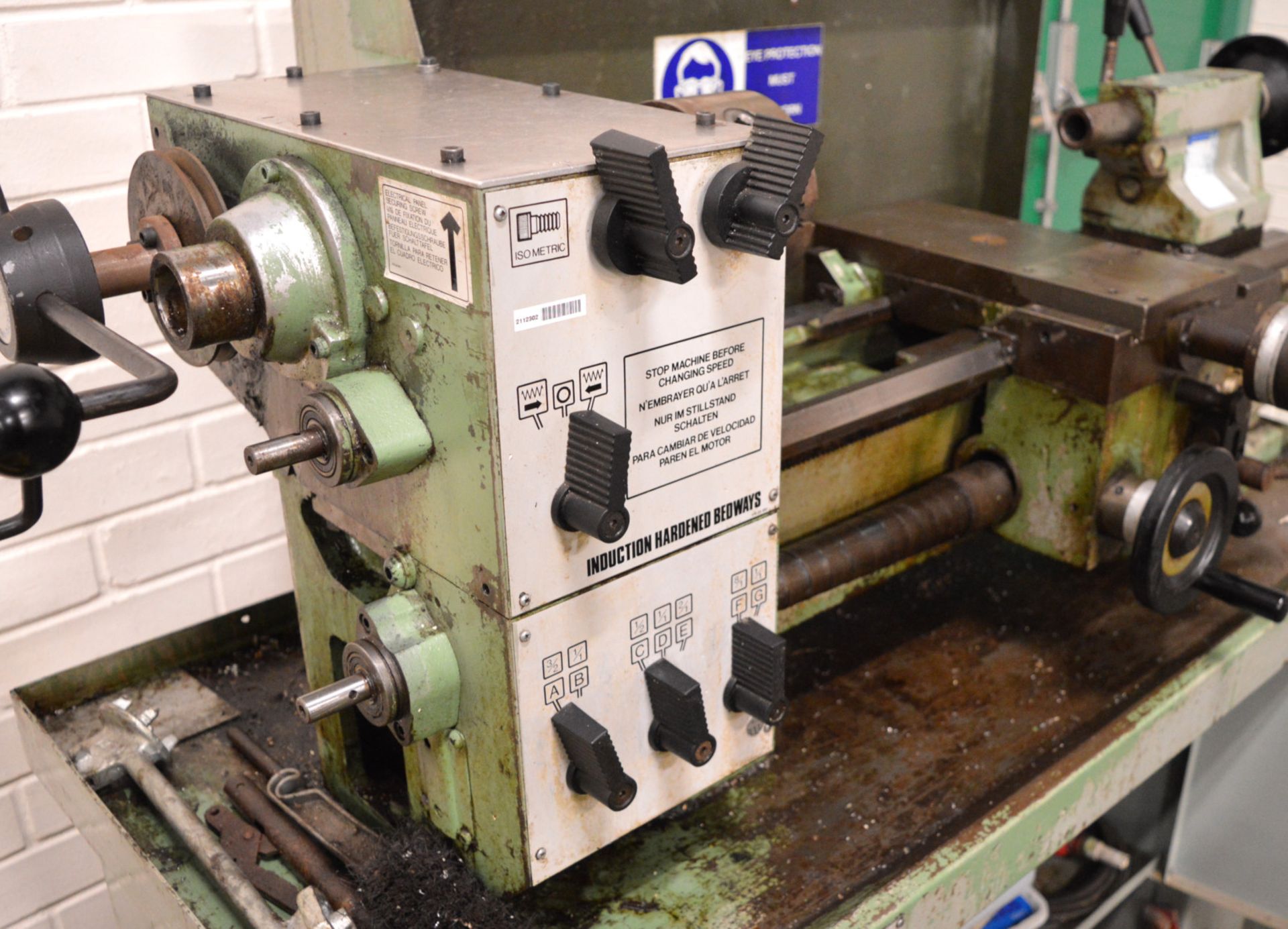 Boxford Centre Lathe STS10.20 Dual voltage motor. - Bild 3 aus 4