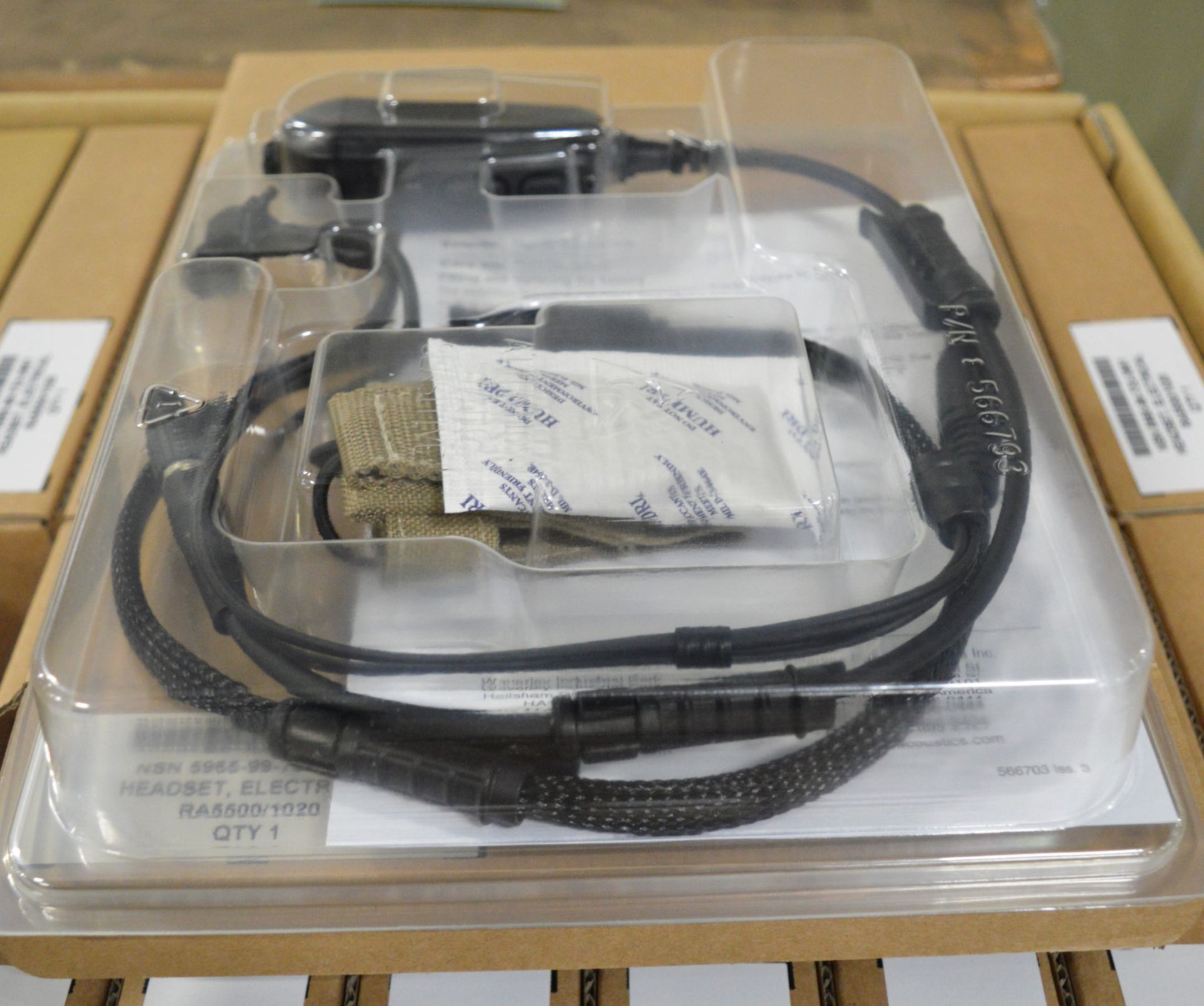 240x Frontier1000 Communication System Headsets RA5500/1020 - NSN 5965-99-733-3661. - Bild 3 aus 3