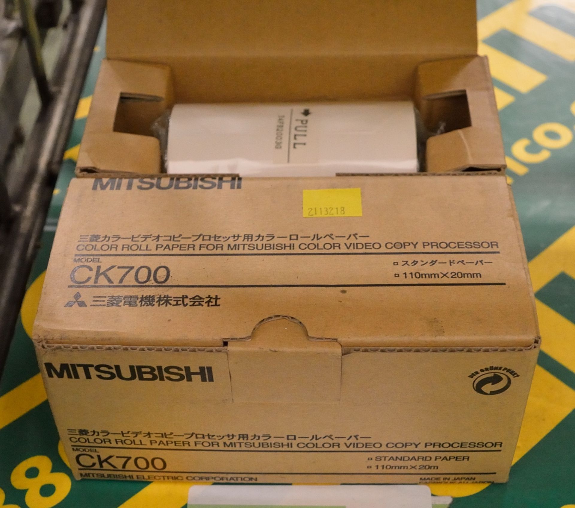 2x Mitsubishi Color Roll Paper for Video Copy Processor CK700.