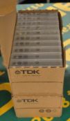 2x Boxes TDK Data Cartridges DAT 72 4mm 36/72GB - 10 per box.