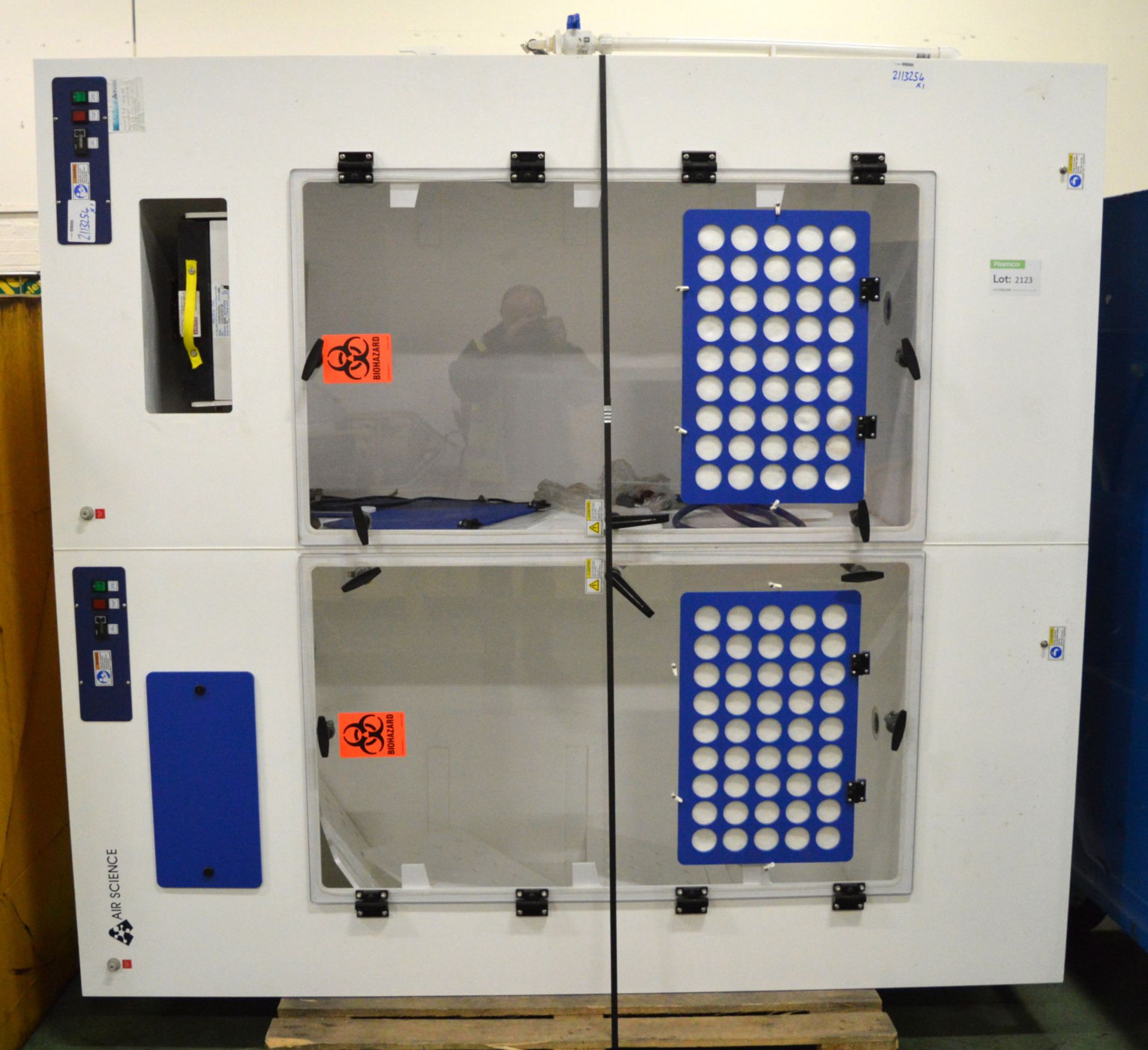 Air Science Biohazard Cabinet - 1830mm wide x 700mm deep x 2000mm high.