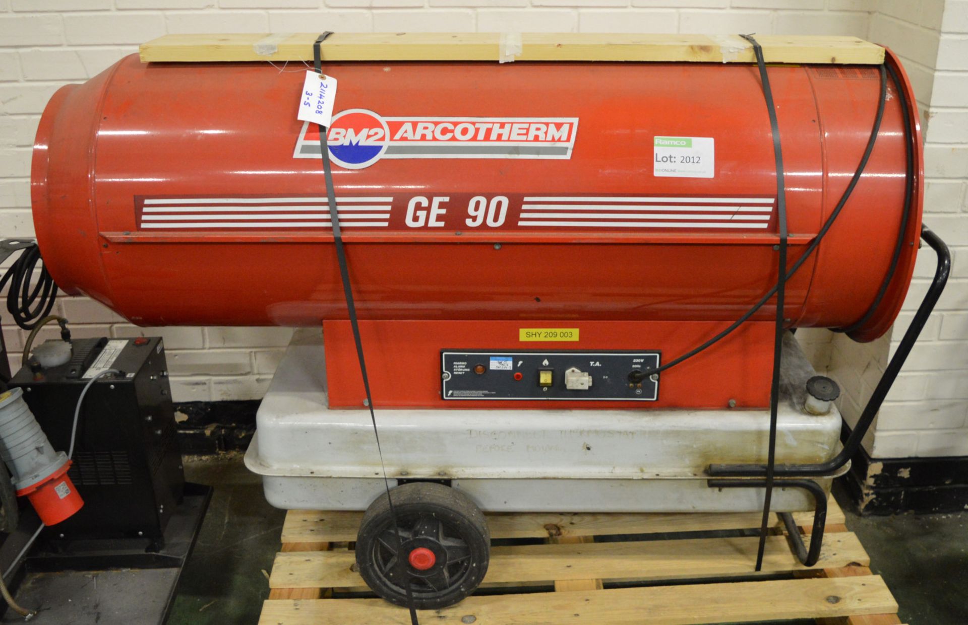 Arcotherm GE 90 Space Heater - 104 kW.