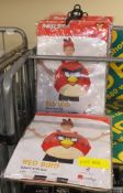 5x Angry Birds Dress up costume - Red Bird