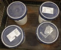 4x 25kg Tubs - Fisher Chemical Sodium Chloride