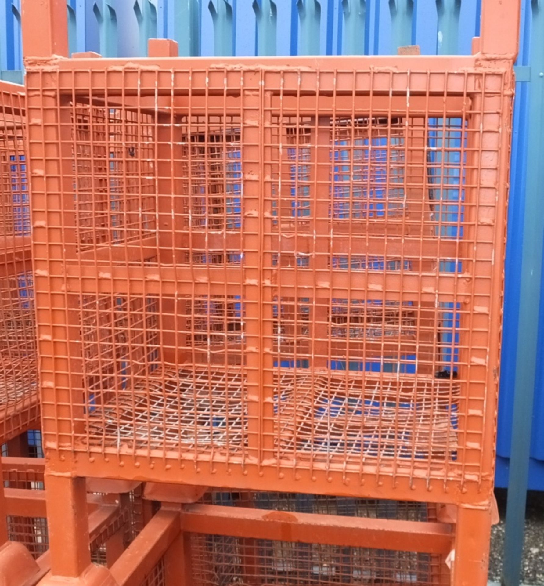 4x Metal storage stillages - Please note there will be a loading fee of £5 on this item - Image 3 of 3
