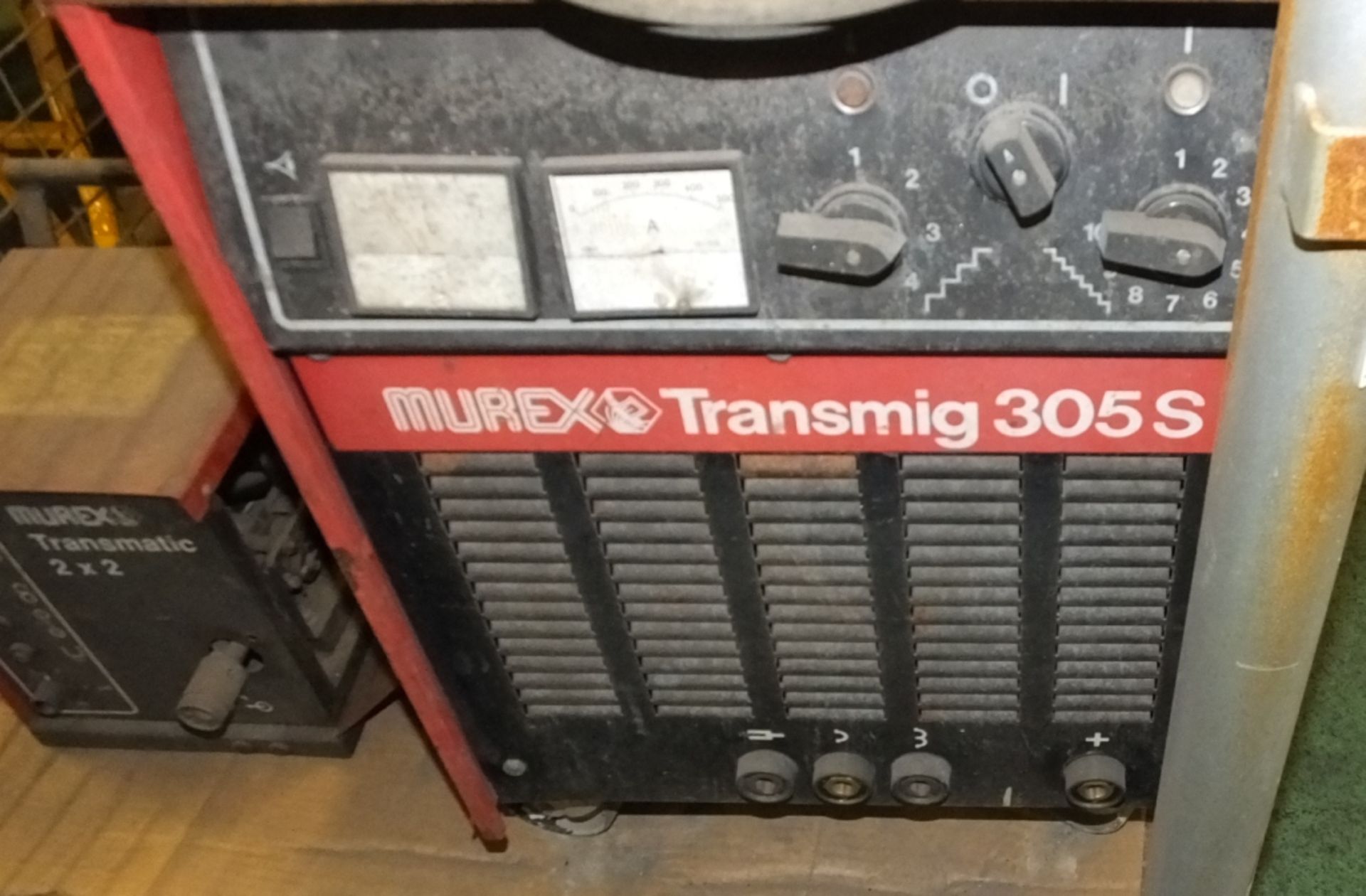 Murex Transmig 305 welder, Transmatic 2x2 wire feed - Image 2 of 3