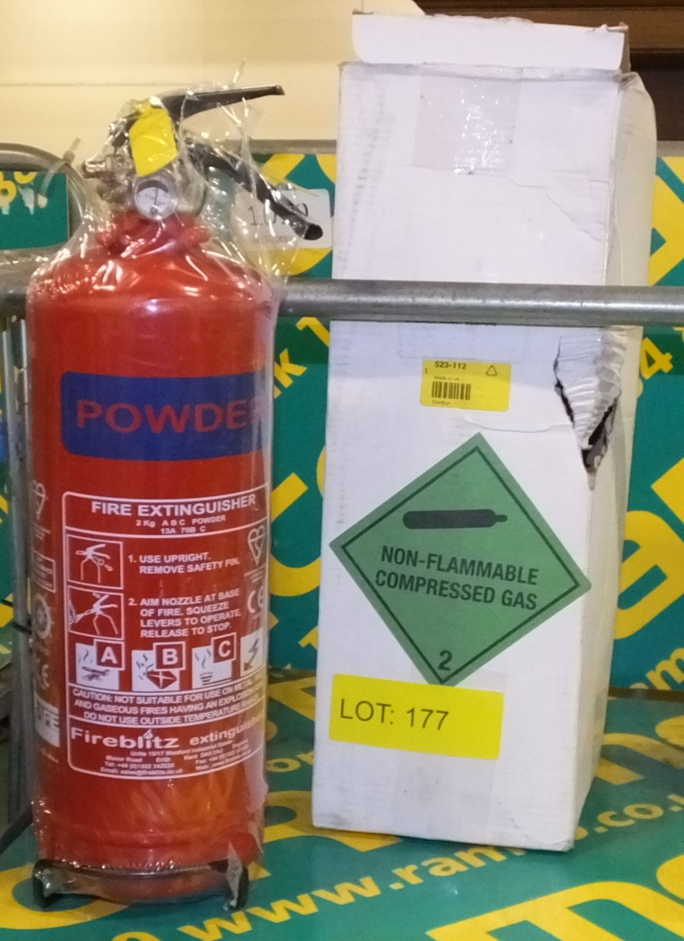 Ex Mod Land Rover Vehicle Fire Extinguisher