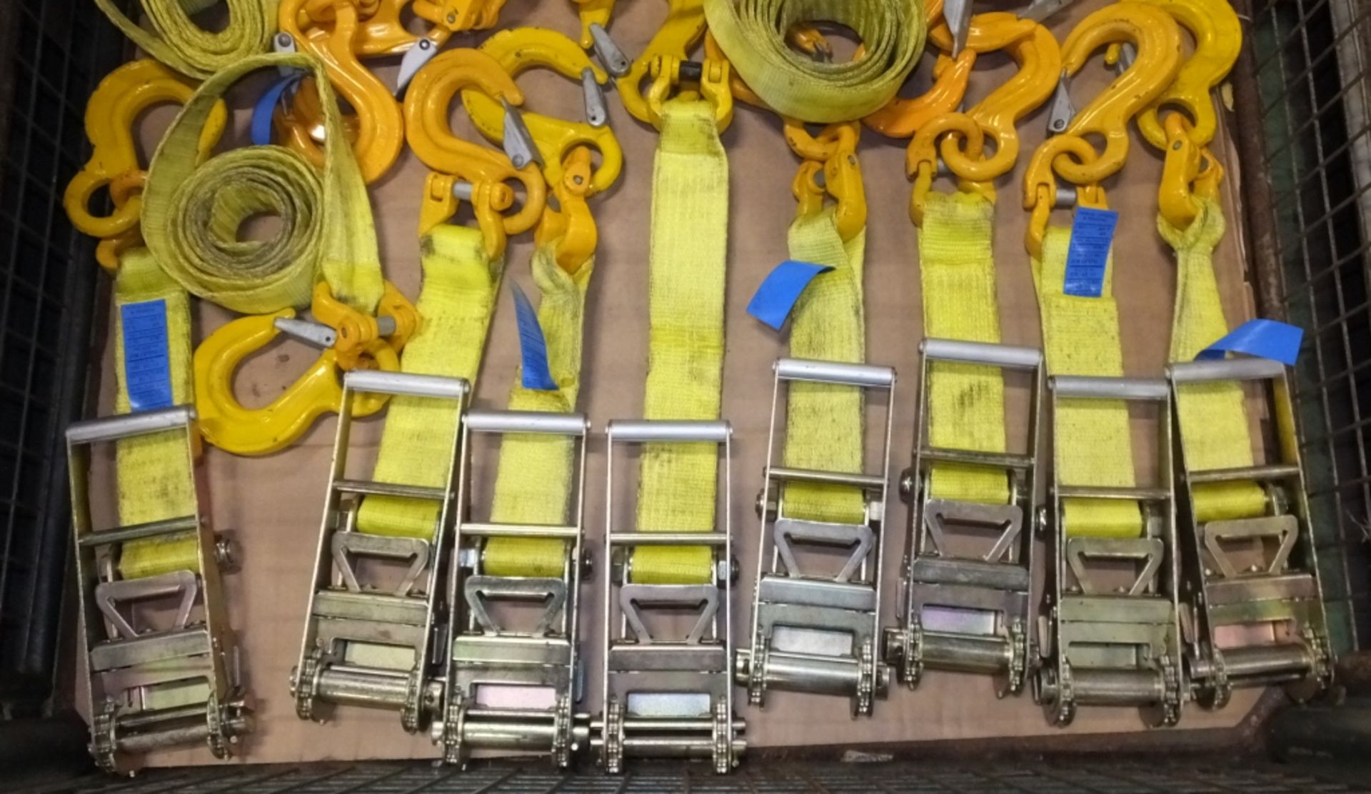 8x Heavy duty Rachets & Straps - Image 3 of 3