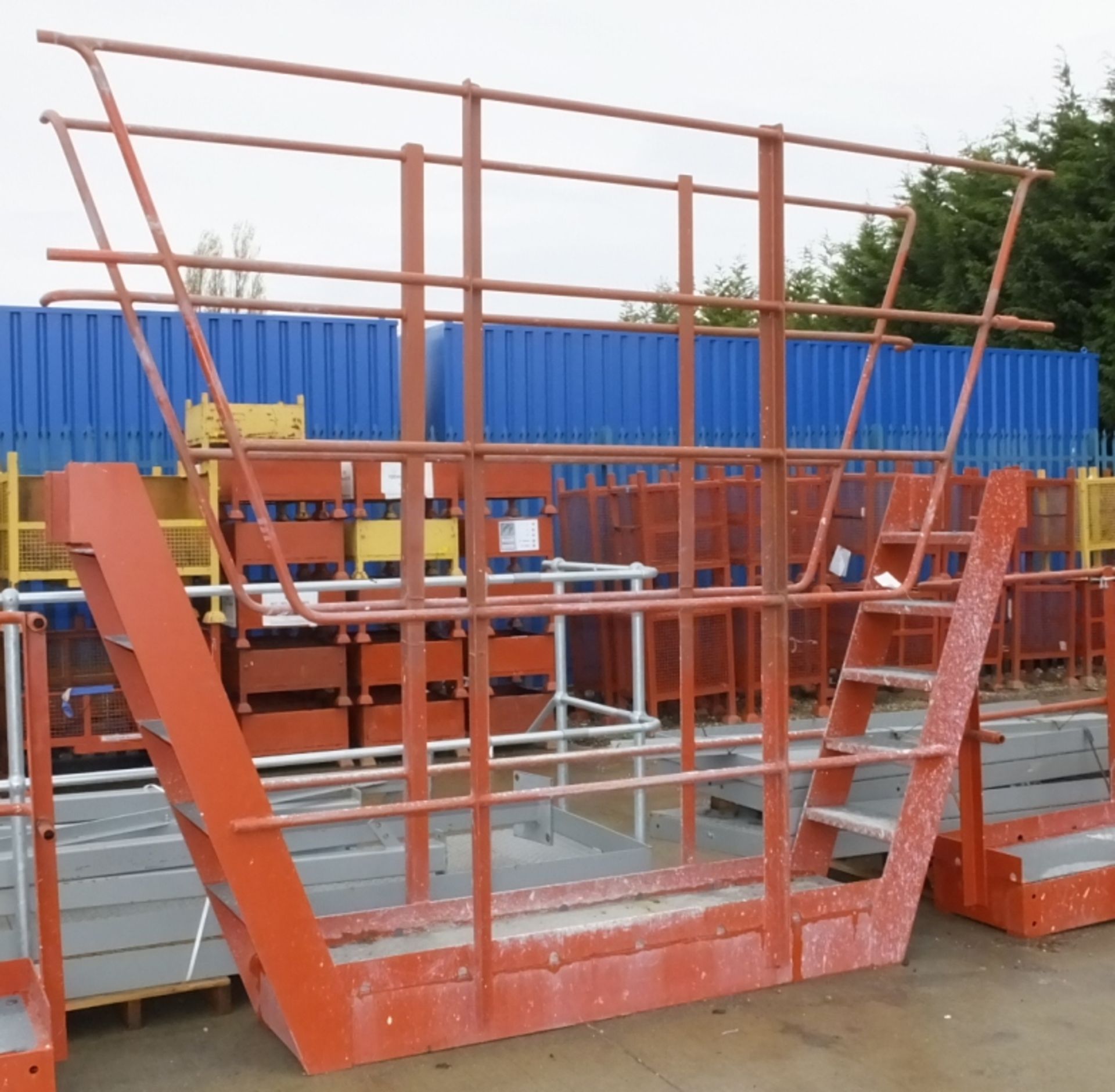 Walkway assembly - frames, legs, handrails - Full lorry load AT LEAST - Please note there - Image 7 of 13