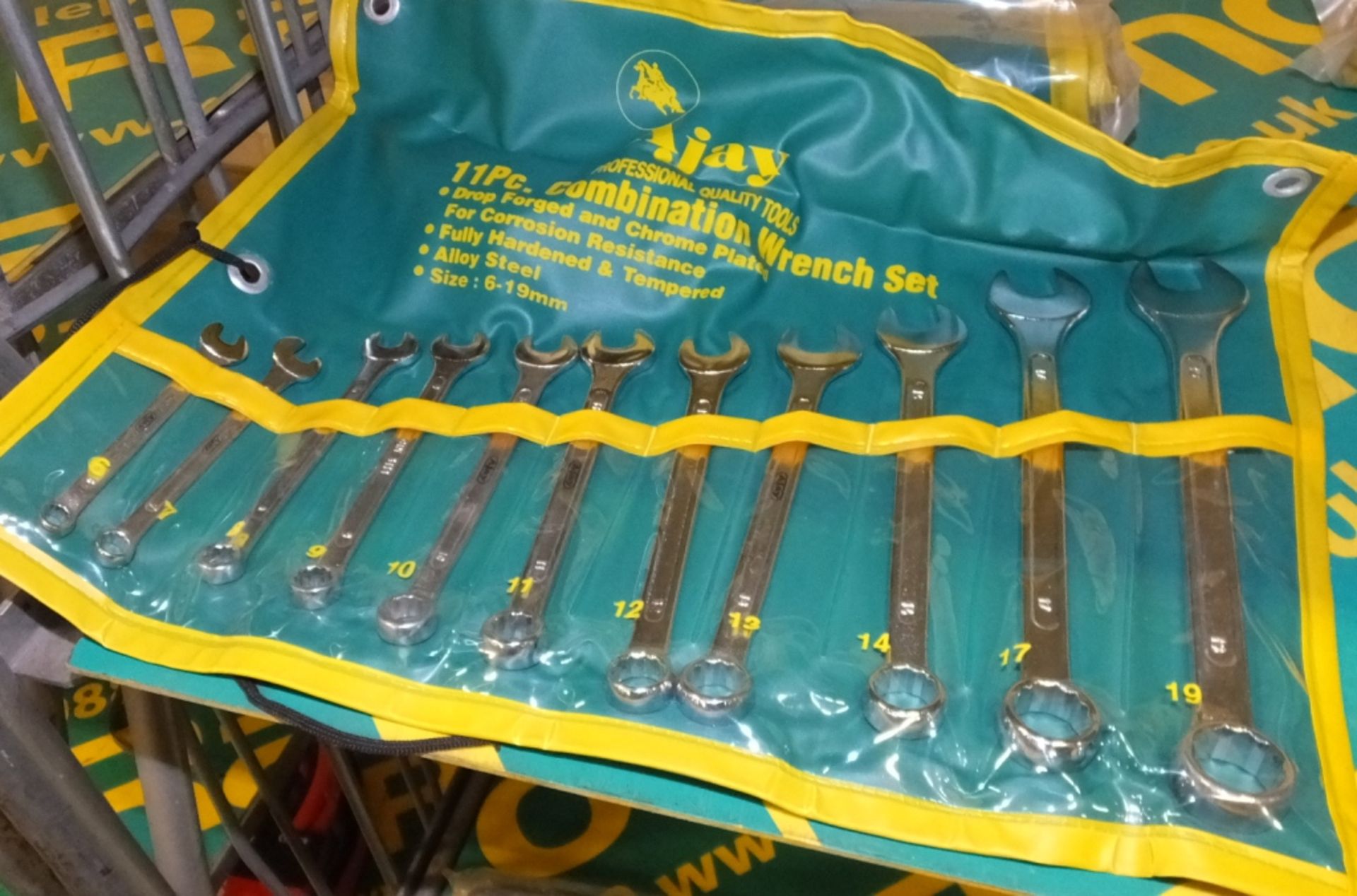 3x Ajay 11 piece combinatiion wrench sets - Image 2 of 2