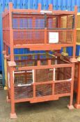 4x Welded solid caged stillages - Please note there will be a loading fee of £5 on this it