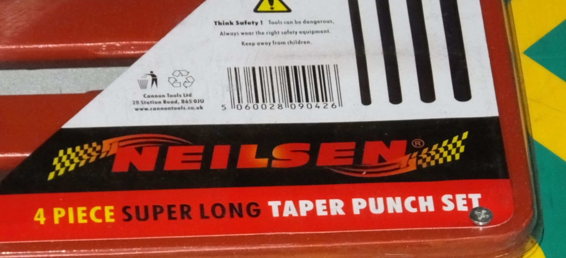 Neilsen 4 piece super long taper punch set - Image 2 of 2