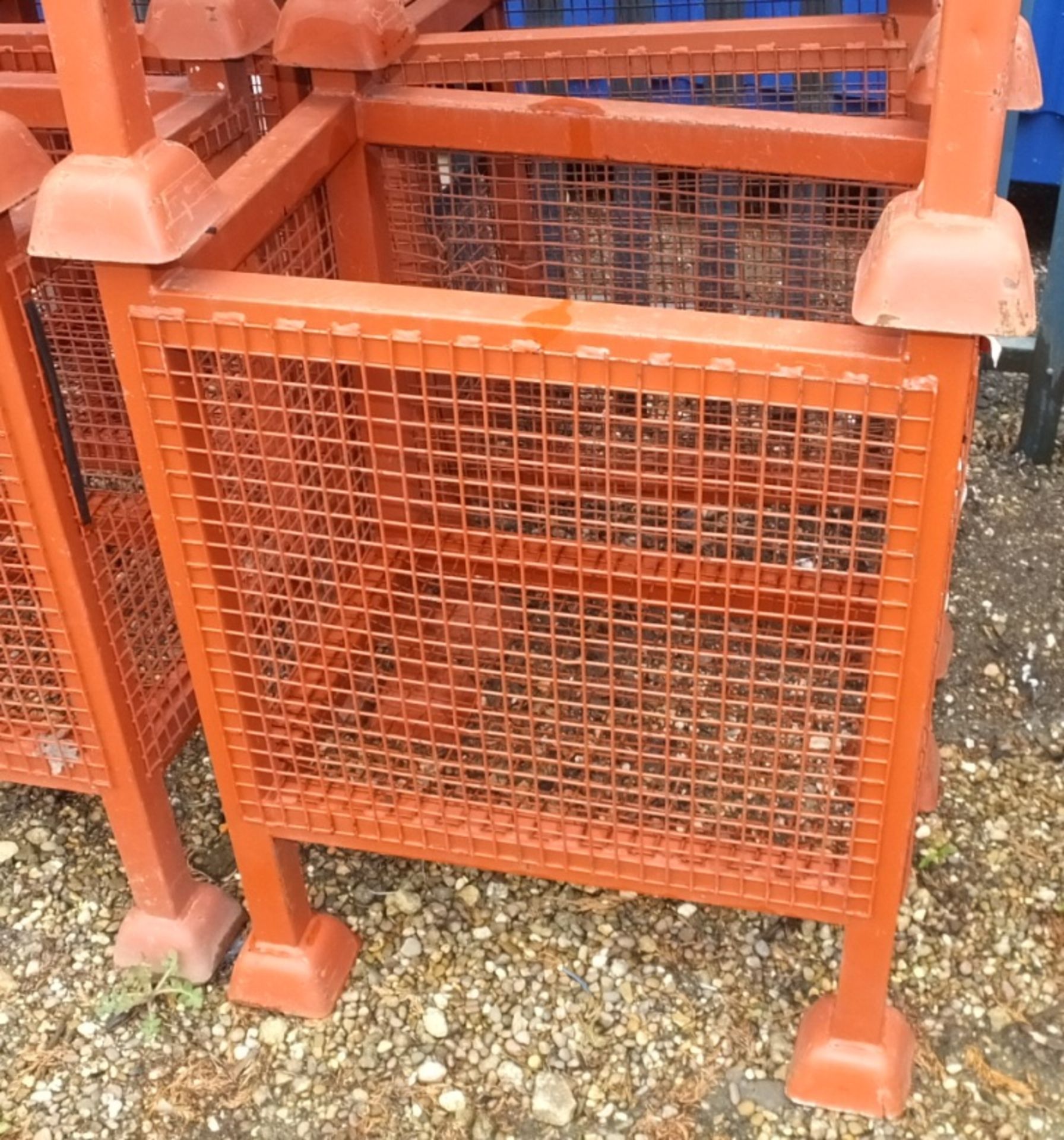 4x Metal storage stillages - Please note there will be a loading fee of £5 on this item - Image 2 of 3