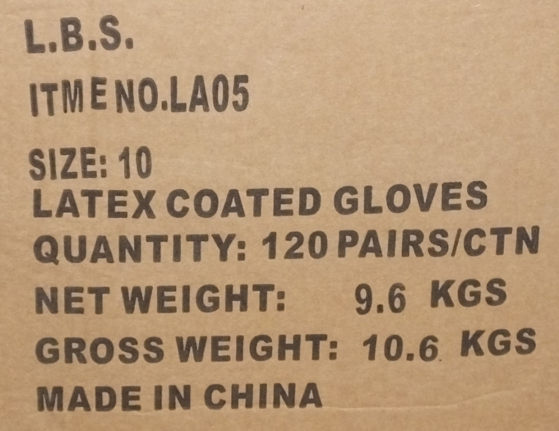 Workwear gloves - 120 Pairs - Grey - size 10 - Bild 2 aus 2
