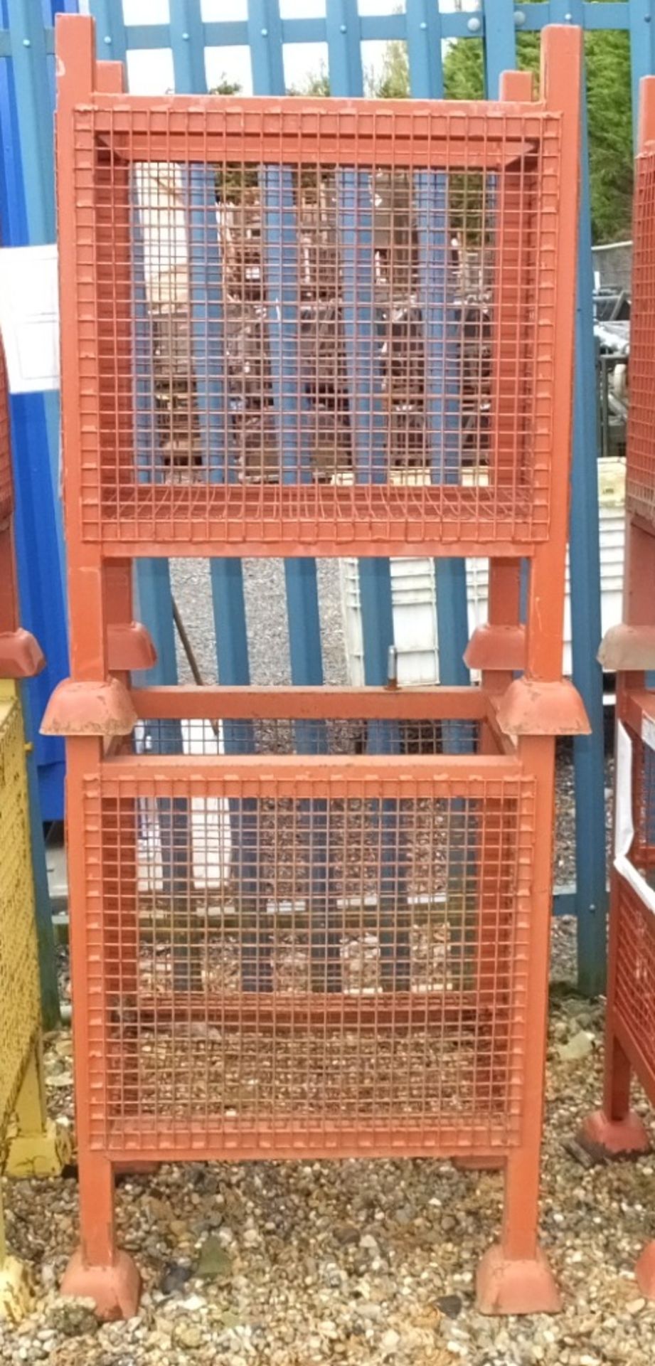 2x Metal storage stillages - Please note there will be a loading fee of £5 on this item