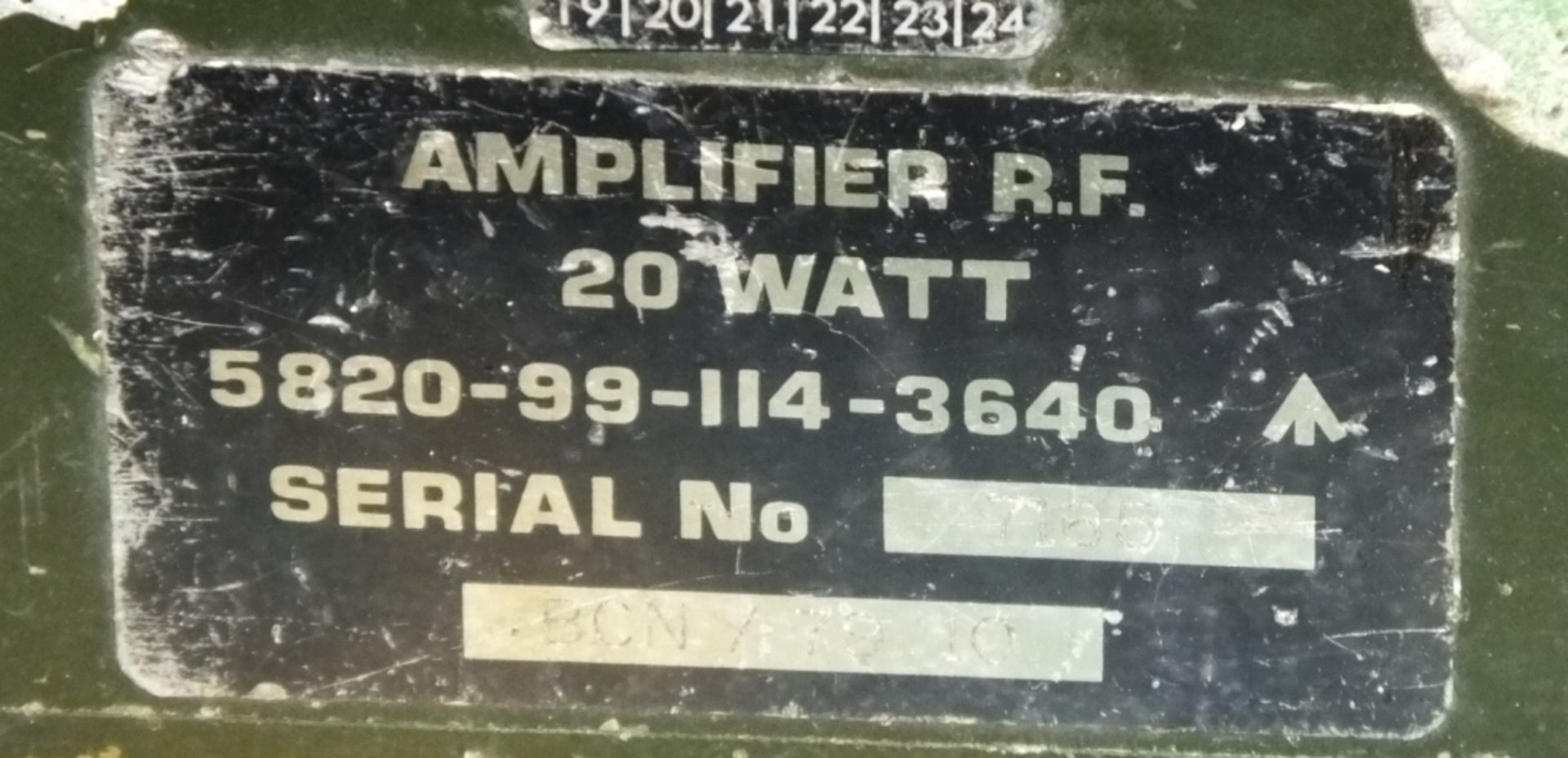 3x Clansman Radio 20 Watt Amplifiers, 5x Clansman radio 4 Watt Amplifiers - Image 3 of 3
