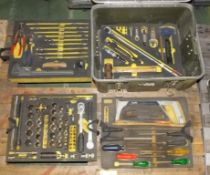 Army Tool box with tools - 4 trays