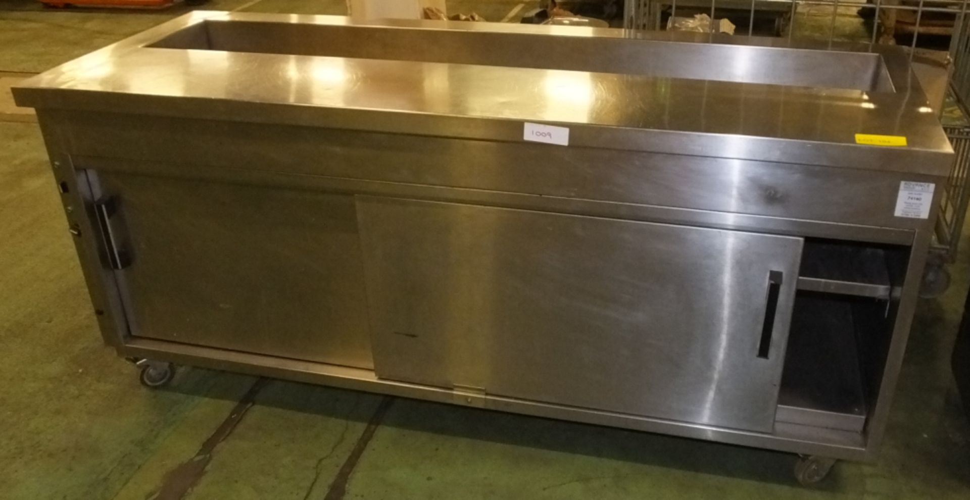 Bain Marie & Hot cupboard - Please note there will be a loading fee of £5 on this item