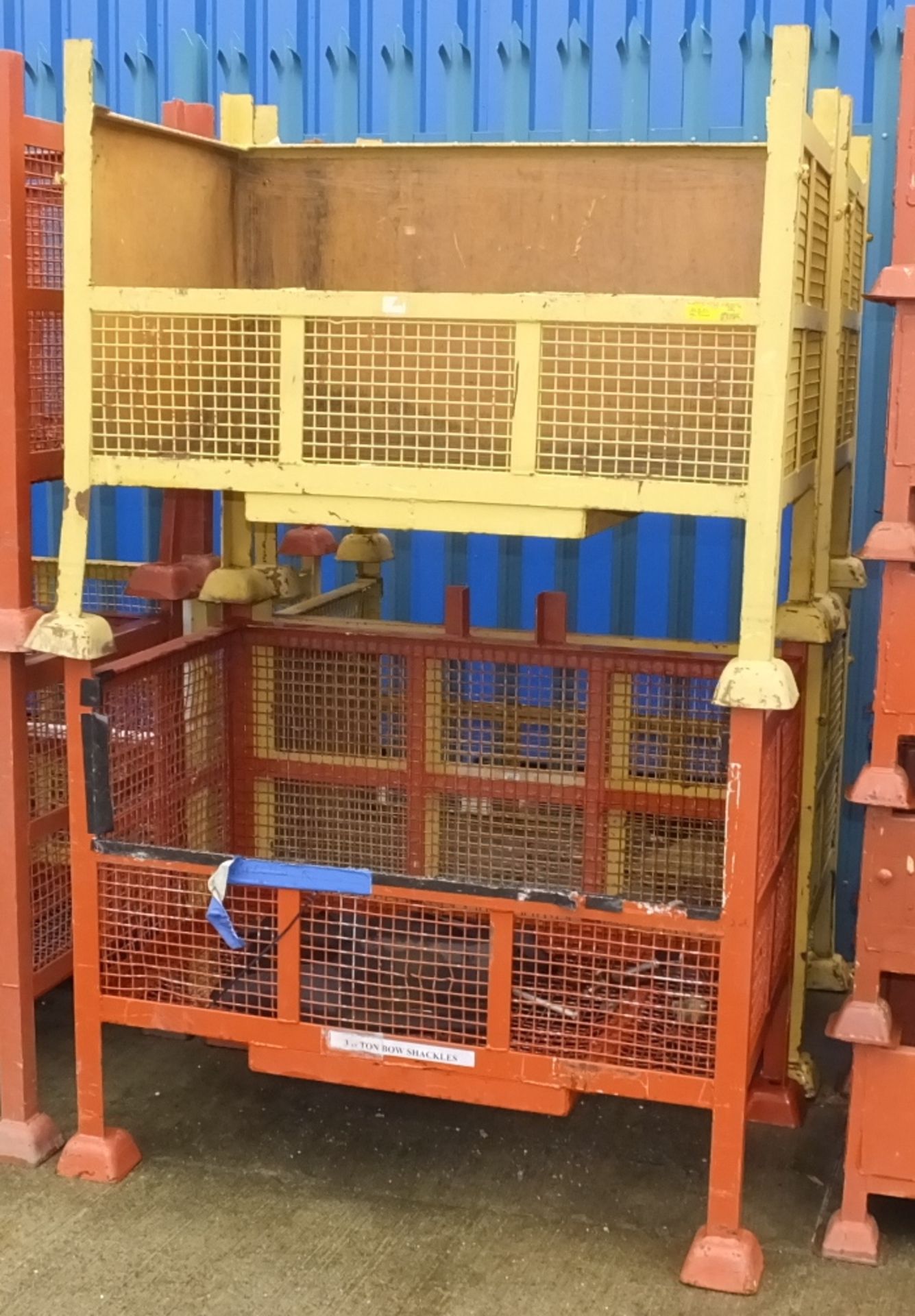 4x Welded solid caged stillages - Please note there will be a loading fee of £5 on this it