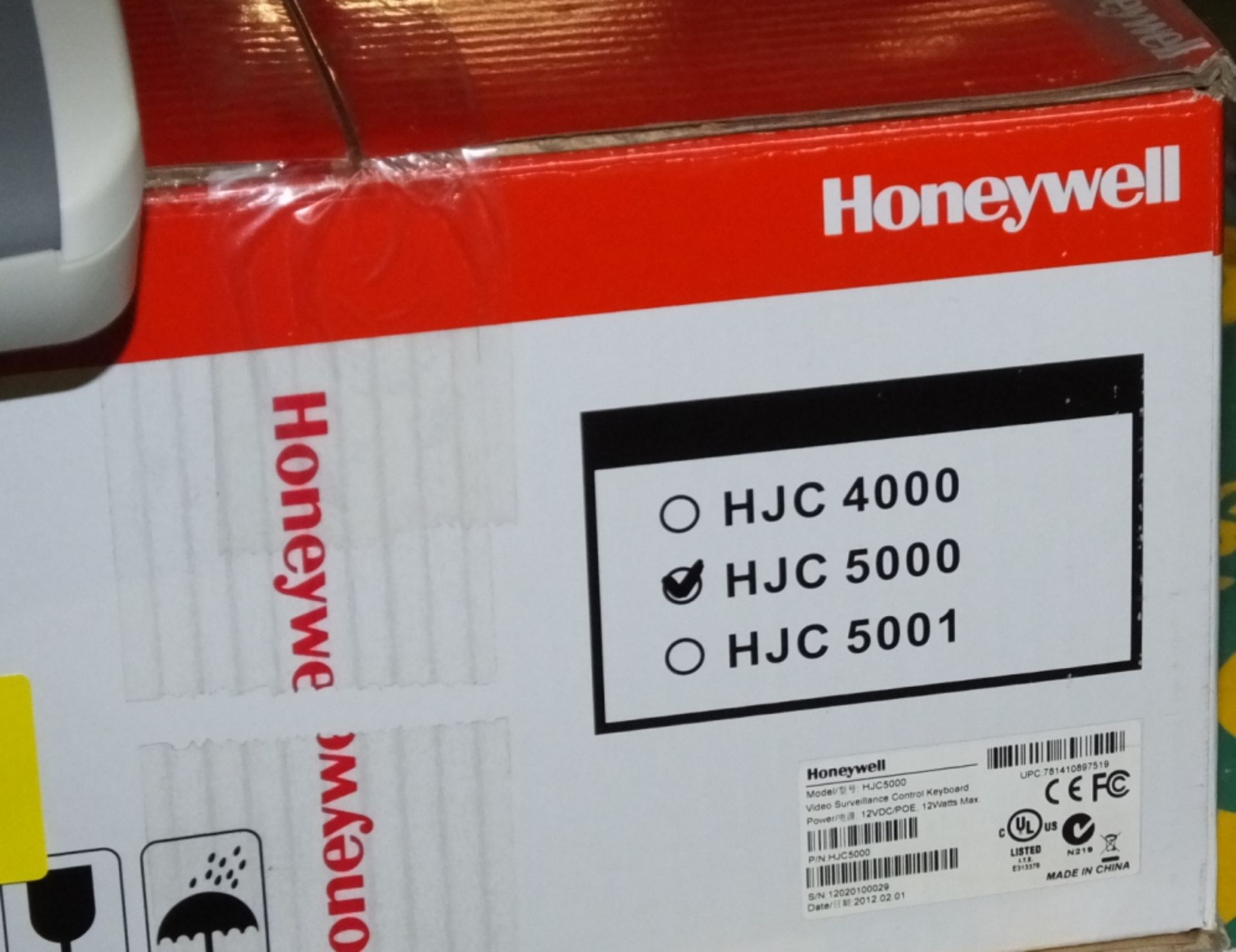 2x Honeywell HJC-5000 CCTV controller keyboards - Image 3 of 3
