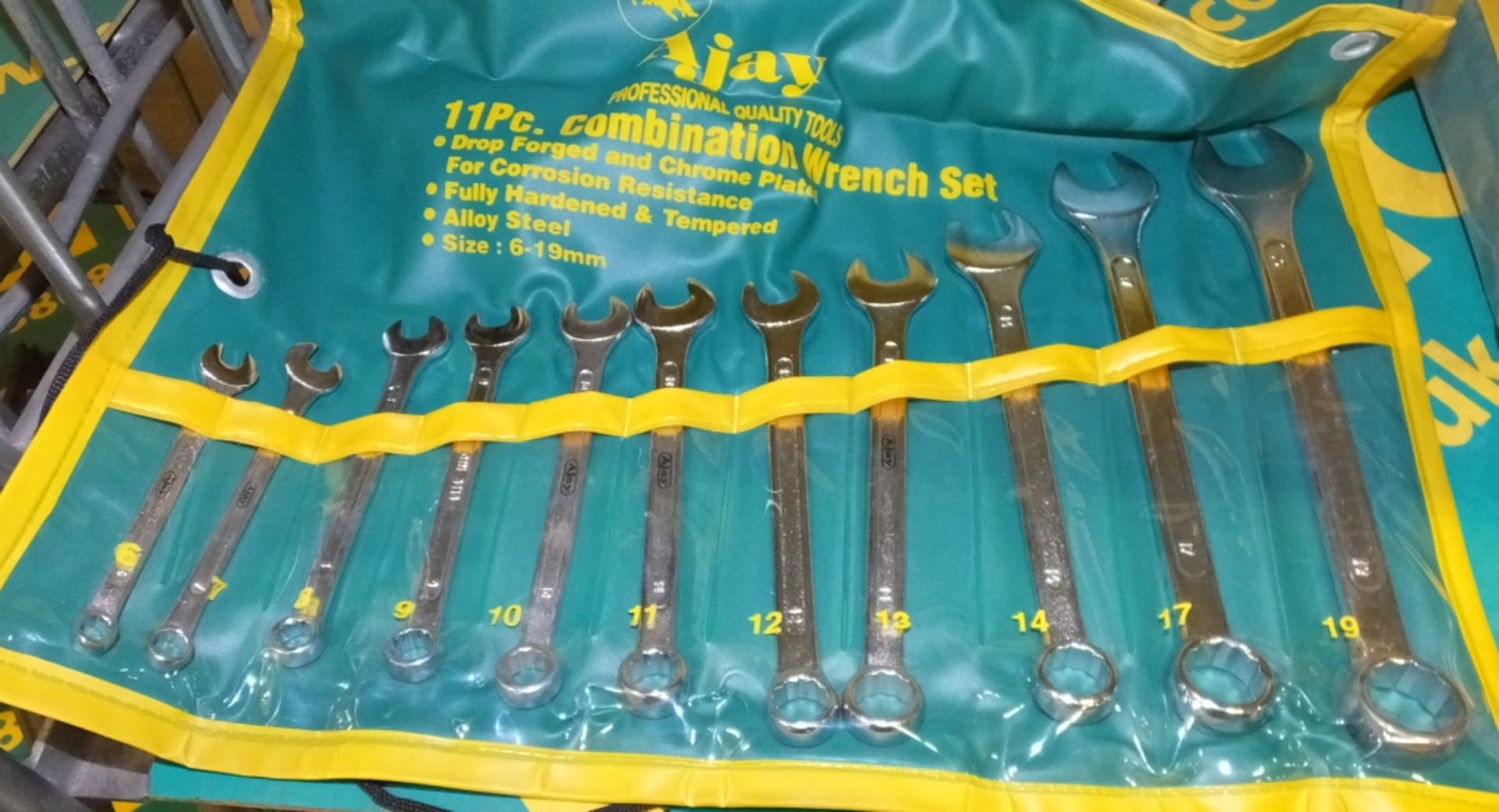 2x Ajay 11 piece combinatiion wrench sets - Image 2 of 2