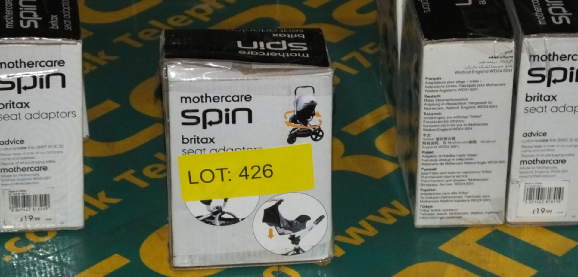 24x Mothercare Spin Britax Seat Adapters - Image 2 of 2
