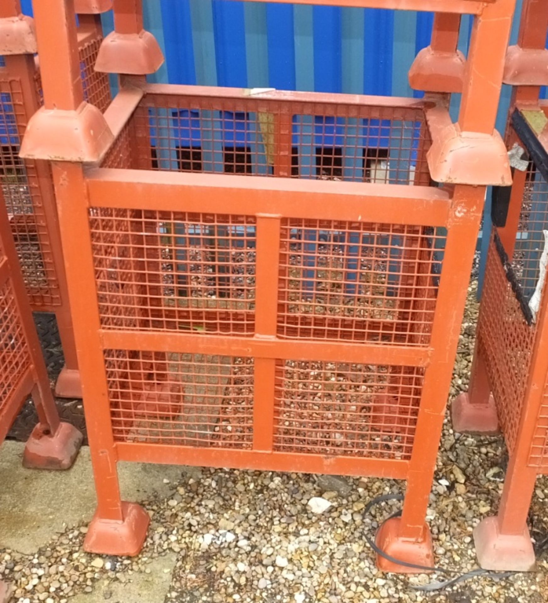 2x Metal storage stillages - Please note there will be a loading fee of £5 on this item - Image 2 of 3
