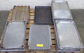 Approximately 56x Oven Trays And Racks
