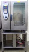 Rational SCC101 10 Grid Self cooking Combi-Oven 150-600kpa, 19kw, 400v 32A 3 Phase.