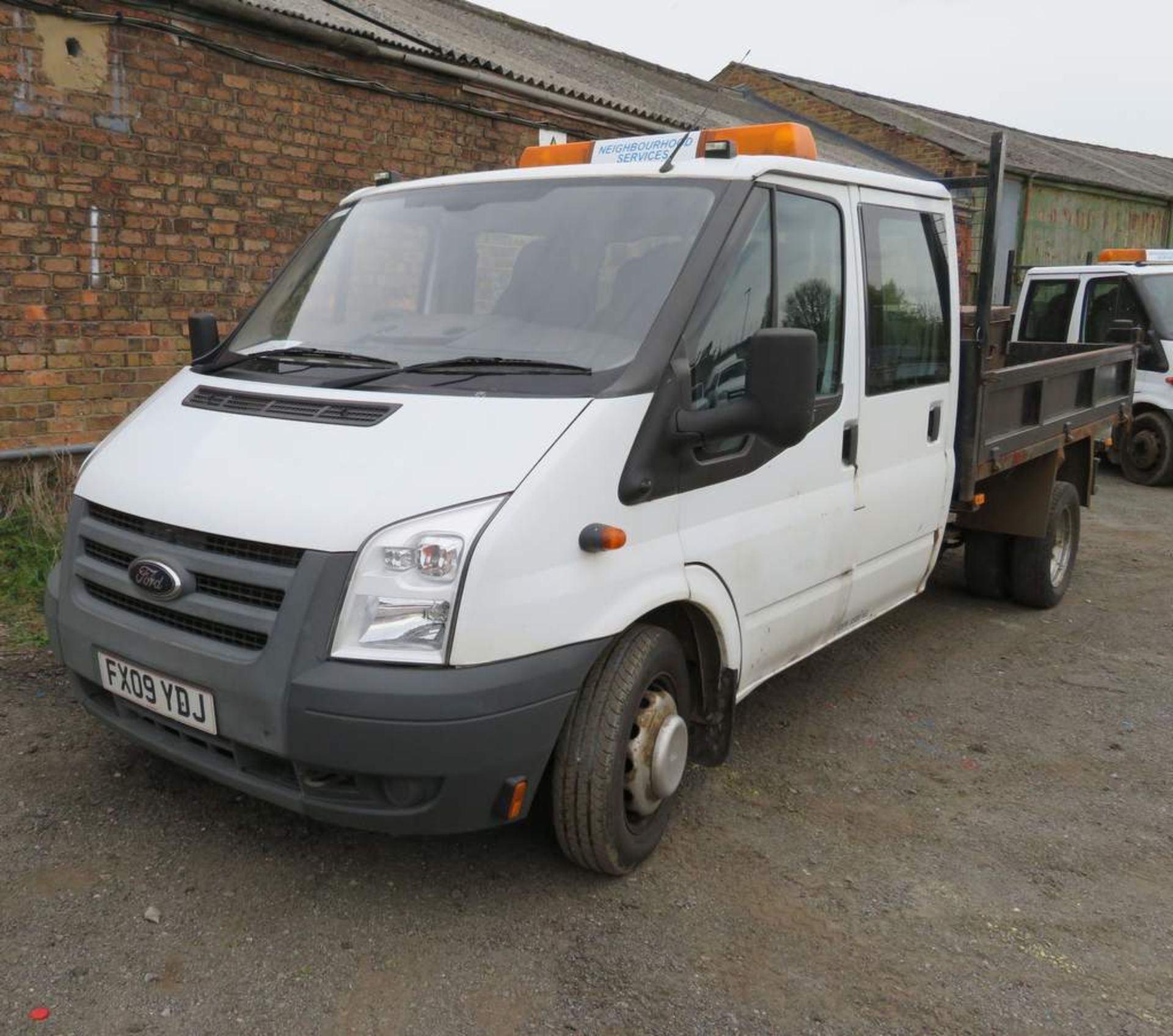 2009 Ford Transit T350L Double Cab Tipper - FX09 YDJ