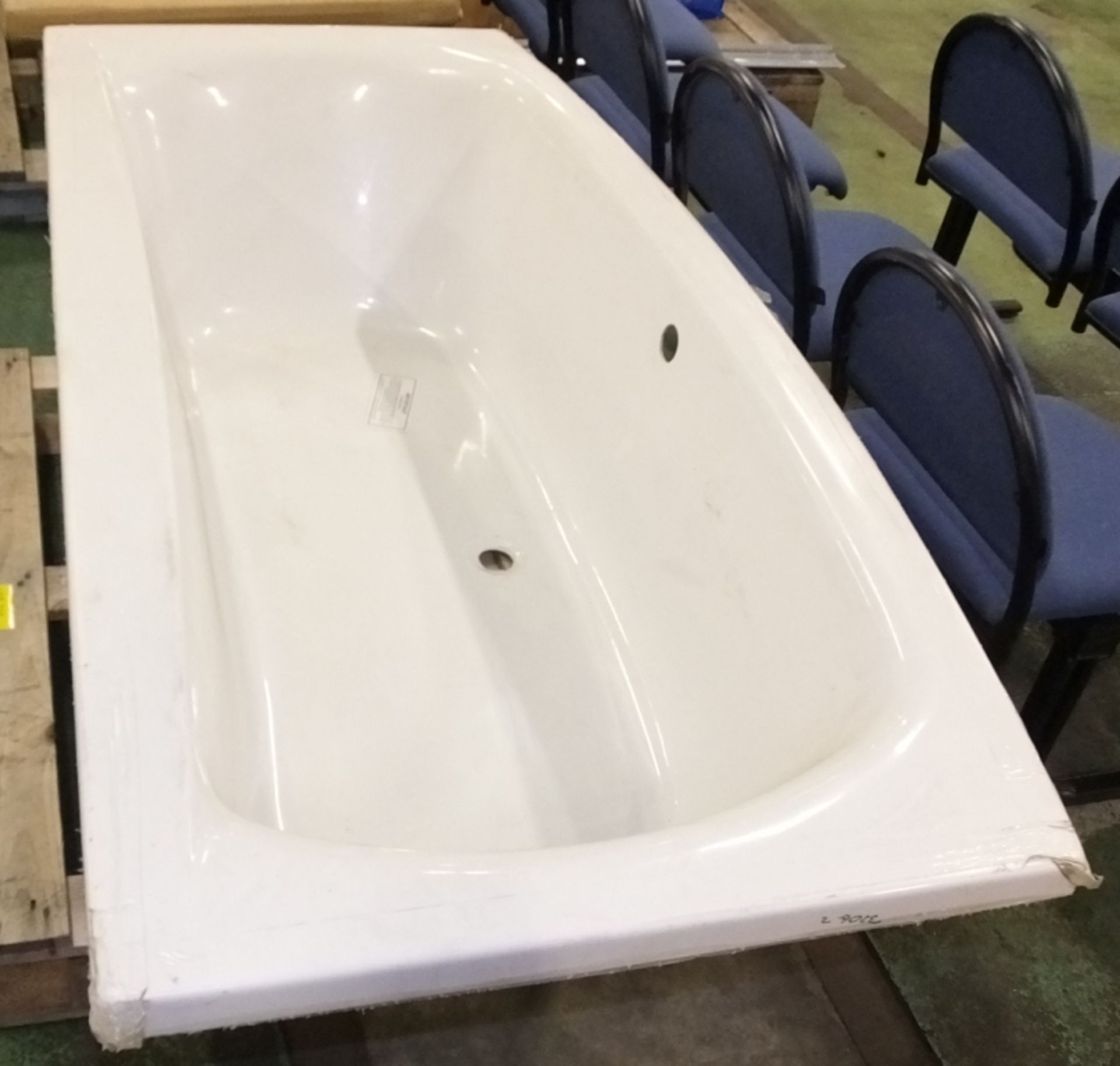 Nuova Bath 190x90cm White - Image 3 of 3