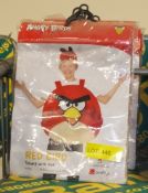 5x Angry Birds Dress up costume - Red Bird