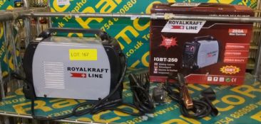 Royal Kraft Line IGBT-250 portable welder - 250A max current