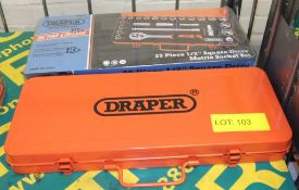Draper "Retro Edition" 25 piece 1/2" Square Drive Metric Socket set