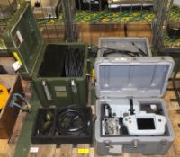 Electronics in 3x Heavy duty Hardigg transit cases