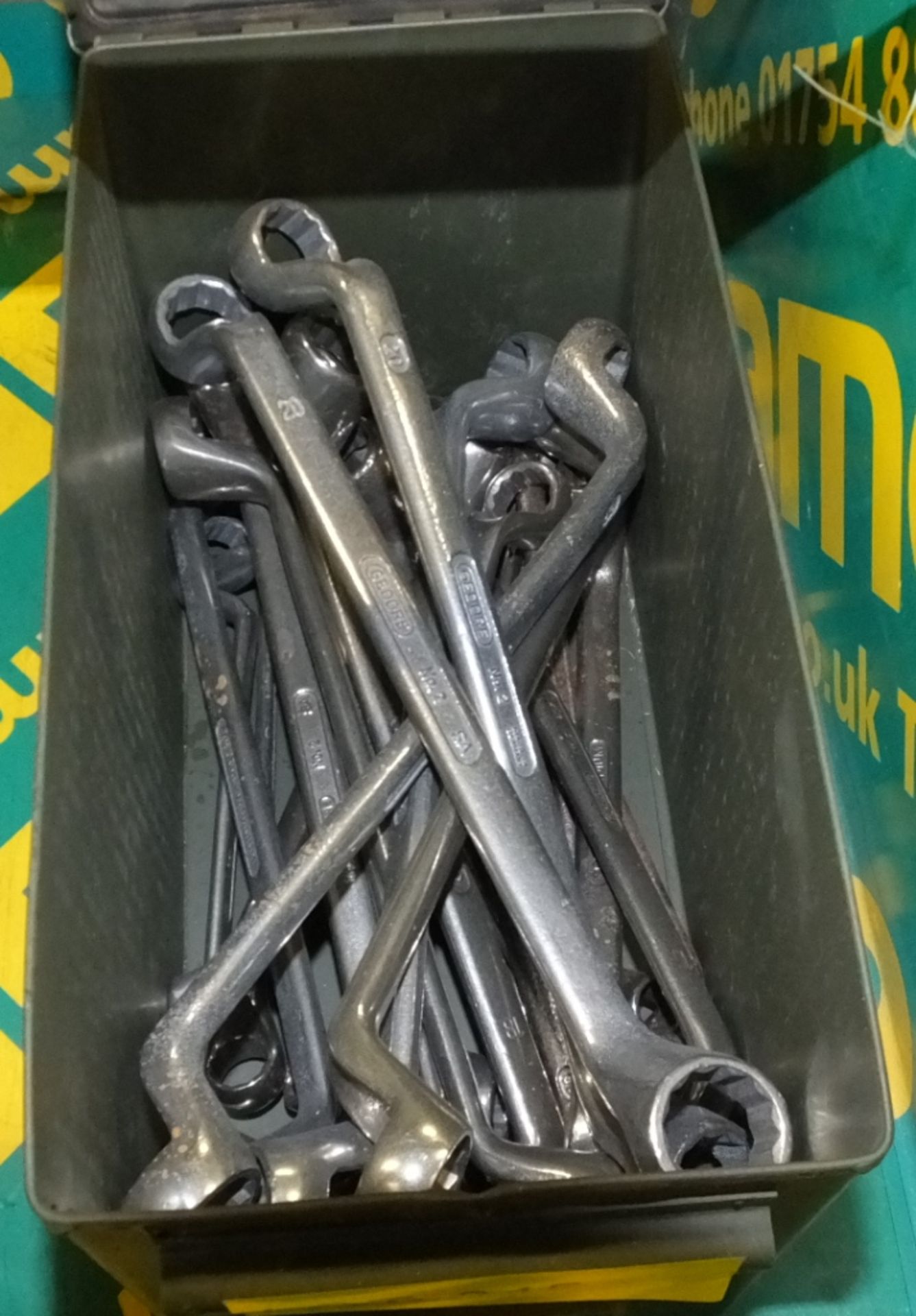 Ring spanners in Ex-MOD Ammo tin